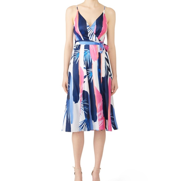 hutch floral leah wrap maxi